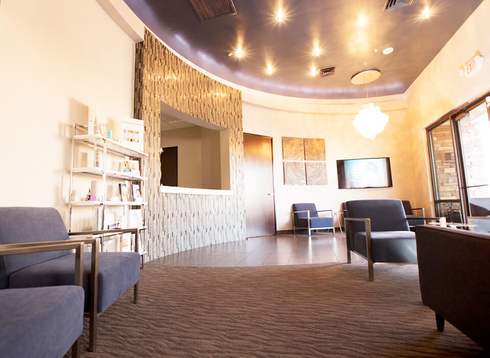 surgispa cosmetic and plastic surgery patient waiting room in las vegas and henderson